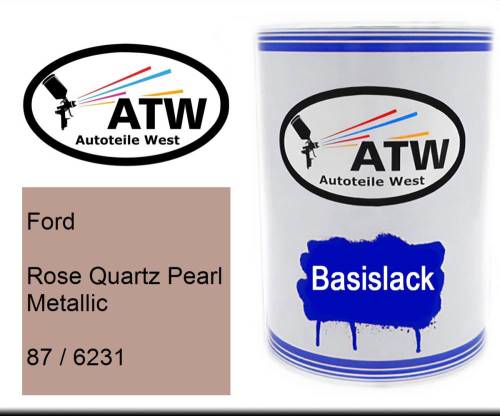Ford, Rose Quartz Pearl Metallic, 87 / 6231: 500ml Lackdose, von ATW Autoteile West.
